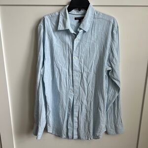 Banana Republic Light Blue Men's Shirt, Large